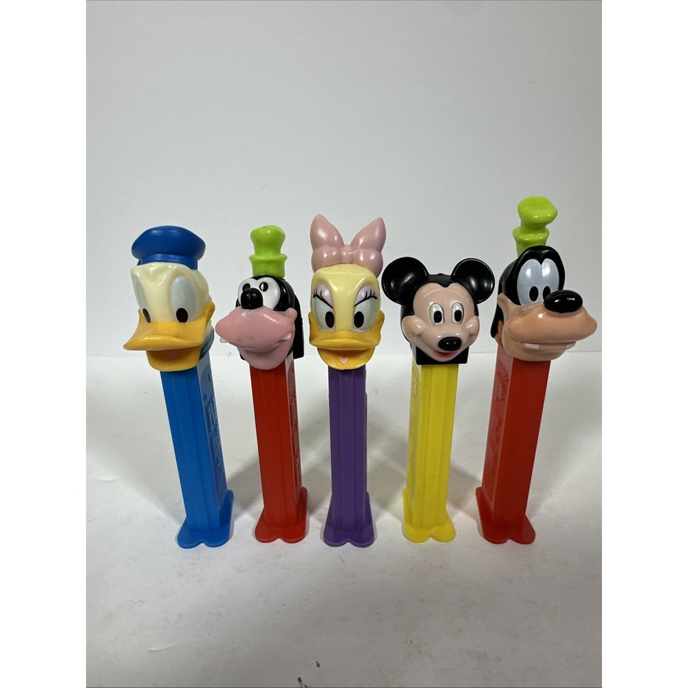 Vintage PEZ Dispensers Disney Mickey Donald Duck Goofy